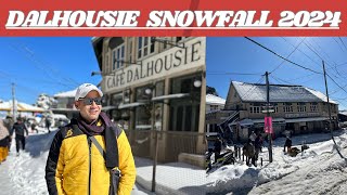 2024 Dalhousie snowfall 🐥Trending vlog seasons first snowfall 1st blog on snow Travelwithbonnie [upl. by Ecnerol725]