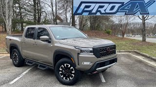 2024 Nissan Frontier PRO 4X POV Start Up Test Drive Walkaround and Review [upl. by Ennayk]