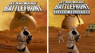 Comparing Battlefront 2 REMASTER to Battlefront 2 CLASSIC [upl. by Akimak]