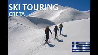 Ski touring in Crete Greece 2018 [upl. by Maples]