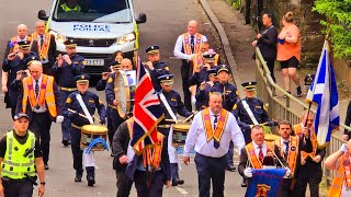 Pride of the Village Flute Band  Thornliebank And Pollokshaws LOL28 Church parade 12thMay 2024 [upl. by Devora]