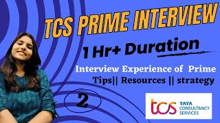 TCS Prime Interview Experience  TCS Prime Interview Questions  TCS Interview Questions tcsprime [upl. by Ulda]