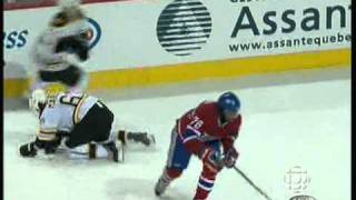 PK Subban absolutely hammers Brad Marchand [upl. by Lochner42]