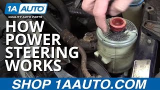 How Power Steering Works and Why You May Be Losing Fluid [upl. by Kcirtapnaes]