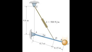 Problema Hibbeler 1493 dinámica conservación de la energía [upl. by Juta821]