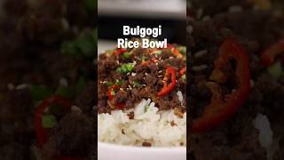 Ground Beef BULGOGI Rice Bowl in 15 Minutes [upl. by Sapers]