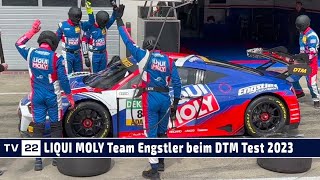 MOTOR TV22 Boxenstopp mit LIQUI MOLY Team Engstler beim offiziellen DTM Test am Red Bull RIng 2023 [upl. by Yrellih108]