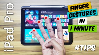 iPad Pro finger gestures  iPad Pro Tips amp Shortcuts  iPad Pro multitasking  shorts [upl. by Burchett46]