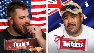 NFL SNACK WARS Australia vs America [upl. by Dduj]