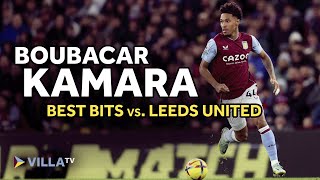 BOUBACAR KAMARA vs Leeds United [upl. by Maggi]