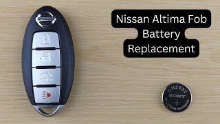 How To Replace or Change Nissan Altima Remote Key Fob Battery 2016  2018 [upl. by Garreth]