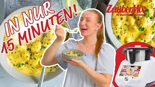 BlitzRezept Cremige Gnocchi in Käsesauce 😋⏰  Monsieur Cuisine Rezept [upl. by Ahtnamys529]