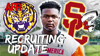 Could No 1 DL Jahkeem Stewart Pick USC Trojans Over LSU  Tigers Class In Danger Of Falling Apart [upl. by Ursas]