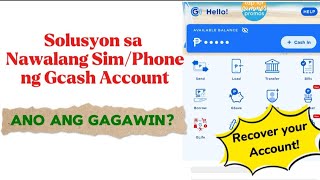 Paano MaOpen ang Gcash kung Nawala na ang SIMPHONE 2024 Recover your Gcash Account [upl. by Sale505]