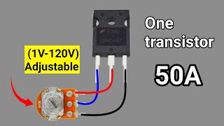 How To Make Adjustable Voltage Regulator Using IGBT  Transistor Voltage Controller Circuit [upl. by Aes]