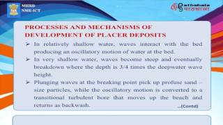 Deposits related to clastic sedimentation placer deposits [upl. by Aihsetan]