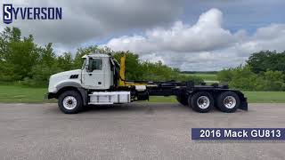 2016 Mack Hooklift GU813 Walkthrough Video [upl. by Bryner706]