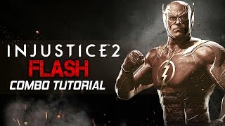 Injustice 2 The Flash all interactions in select menu [upl. by Anawad]