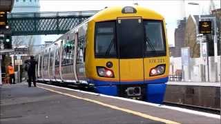 09122012 First Day Of London Overground Between Clapham junction amp Canda water Via peckham rye [upl. by Tildy]