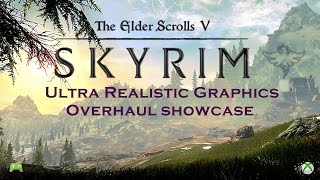 skyrim special edition Xbox one Ultra Realistic Graphics Overhaul showcase HD [upl. by Sacks]