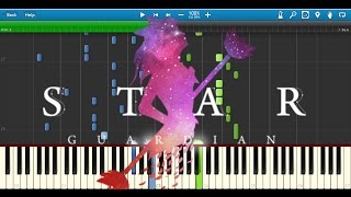 Burning Bright l Star guardian Midi  Sheets Synthesia Tutorial [upl. by Eeliab]