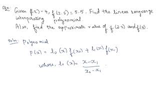 Finding Polynomial 🧐using Lagrange Linear interpolation  Numerical Analysis in Tamil🤩🦾 [upl. by Aelaza]