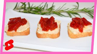 CANAPÉS FRÍOS EXPRESS de Brandada y Pimiento caramelizado shorts [upl. by Baylor]