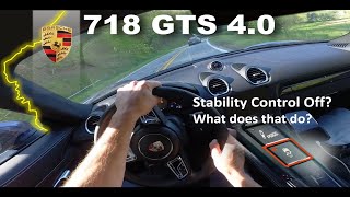 718 GTS 40  Traction Control Off  Was It a Good Idea  Real Backroad Test [upl. by Bierman497]