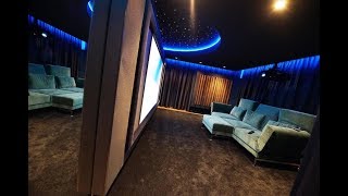 4K Laser Dolby Atmos DSP speakers  this home theatre has style AND highperformance [upl. by Riamu]