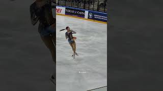 Rion Sumiyoshi Quad Attempt  ISU Grand Prix de France 2024 figureskating [upl. by Eaj]