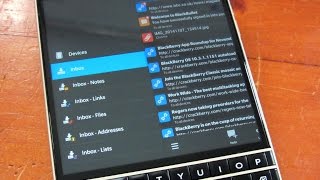 Handson with BlackBullet  third party Pushbullet client for BlackBerry 10 [upl. by Ermey351]