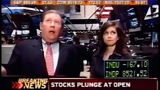 wall street financial crisis opening bell carnage [upl. by Kotick]