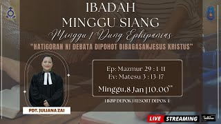 Ibadah Minggu Siang 8 Januari 2023  HKBP Depok 1 [upl. by Freeborn731]