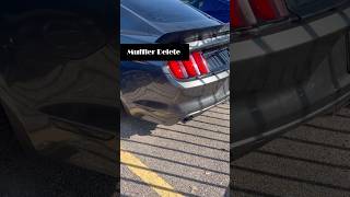 Muffler Delete vs Resonator and Muffler Delete  Mustang GT [upl. by Aicak409]