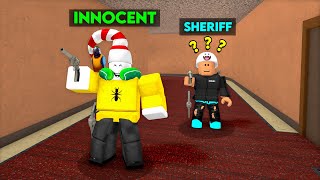 I Had the SHERIFF GUN while INNOCENT Roblox Murder Mystery 2 [upl. by Ssegrub]