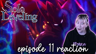 REACTION  Solo Leveling Episode 11 [upl. by Krigsman]