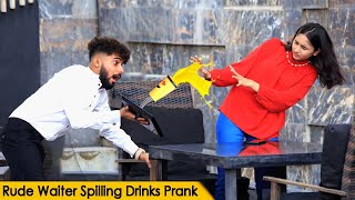 Waiter Spilling Drinks On Strangers Prank FahadDean [upl. by Alanson]