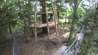 Moseley Old Hall Tree House Construction [upl. by Keviv]