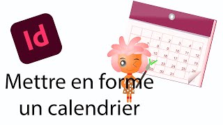 Tuto InDesign  Créer un calendrier [upl. by Llertnahs]