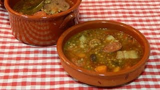 Receta fácil de lentejas estofadas [upl. by Maidy290]