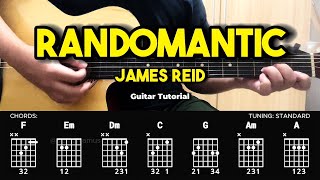 Randomantic  James Reid  Easy Guitar Chords Tutorial For Beginners CHORDS amp LYRICS guitarlesson [upl. by Zosema882]