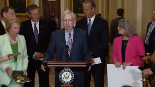 FULL VIDEO Mitch McConnell Has Medical Episode During Press Conference [upl. by Akanke394]