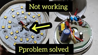 Automatic led light not working problem solved  ACDC bulb no power repair [upl. by Benildas]