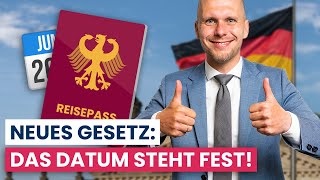 Neues Einbürgerungsgesetz Datum steht fest [upl. by Thibaud411]