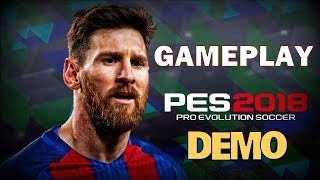 🎮 PES 2018  DEMO  Gameplay  XBOX 360 RGH ⚽ [upl. by Karlee]