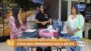 Ayekan Ideas productos en base a mezclilla reciclada [upl. by Martguerita]