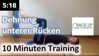 Unterer Rücken dehnen  10 Minuten Training [upl. by Silsby]