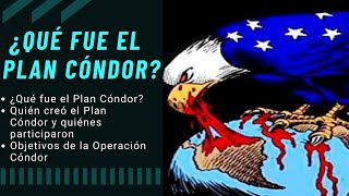 ¿Qué fue el plan Cóndor [upl. by Akinahc563]