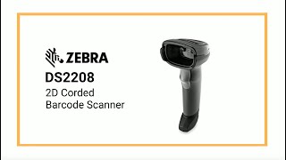 Zebra DS2208  2D Barcode Scanner [upl. by Aiva213]