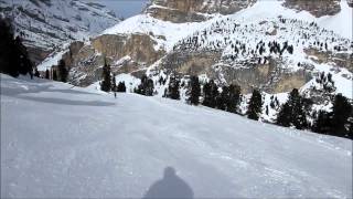 Pista Armentarola da Lagazuoi a Rifugio Scotoni [upl. by Laud]